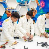 Berdimuhamet Annaýew adyndaky Ýöriteleşdirilen harby mekdebinde robot tehnikasy boýunça ýaryş geçirildi