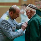 Beýik Watançylyk urşunyň weteranlary we tyl zähmetkeşleri ýubileý medallary bilen sylaglanýarlar