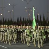 Beýik Ýeňşiň 75 ýyllygy mynasybetli dabaraly harby ýöriş