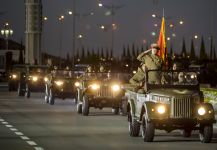 Beýik Ýeňşiň 75 ýyllygy mynasybetli dabaraly harby ýöriş