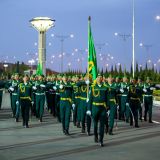 Beýik Ýeňşiň dabaraly harby ýörişinde milli goşunymyzyň kuwwaty