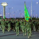 Beýik Ýeňşiň dabaraly harby ýörişinde milli goşunymyzyň kuwwaty