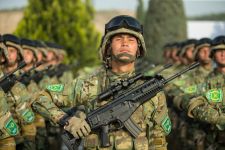 Beýik Ýeňşiň dabaraly harby ýörişinde milli goşunymyzyň kuwwaty