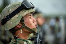 Beýik Ýeňşiň dabaraly harby ýörişinde milli goşunymyzyň kuwwaty