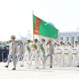 Deprekçiler batalýony – dabaraly harby ýörişiň bezegi