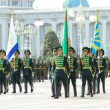 Garaşsyzlygymyzyň 28 ýyllygynyň şanyna harby ýöriş