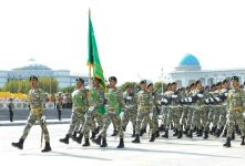 Garaşsyzlygymyzyň 28 ýyllygynyň şanyna harby ýöriş