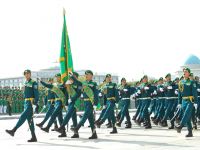 Garaşsyzlygymyzyň 28 ýyllygynyň şanyna harby ýöriş