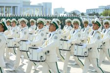 Garaşsyzlygymyzyň 28 ýyllygynyň şanyna harby ýöriş