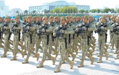 Garaşsyzlygymyzyň 28 ýyllygynyň şanyna harby ýöriş