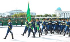 Garaşsyzlygymyzyň 28 ýyllygynyň şanyna harby ýöriş