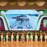 Garaşsyzlygymyzyň gazananlarynyň goragçylarynyň şanyna baýramçylyk konserti geçirildi