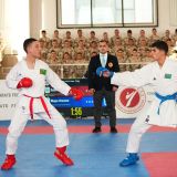 Harby gullukçylaryň arasynda karatedo boýunça sport ýaryşy geçirildi