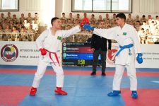 Harby gullukçylaryň arasynda karatedo boýunça sport ýaryşy geçirildi