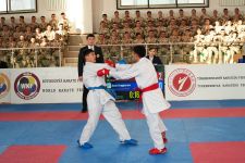Harby gullukçylaryň arasynda karatedo boýunça sport ýaryşy geçirildi