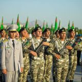 Harby kasamy kabul eden harby gullukçylar – ýurdumyzyň konstitusion gurluşynyň mizemez daýanjy