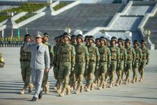 Harby kasamy kabul eden harby gullukçylar – ýurdumyzyň konstitusion gurluşynyň mizemez daýanjy