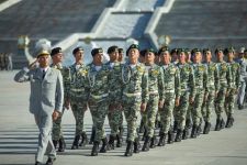 Harby kasamy kabul eden harby gullukçylar – ýurdumyzyň konstitusion gurluşynyň mizemez daýanjy