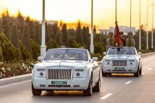 Russiýa Federasiýasynyň wekiliýeti 748-nji atyjylyk polkunyň söweşjeň baýdagyny ýurdumyza getirdi