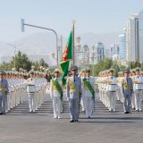 Şanly toýda harby kuwwatymyzyň dabaralanmasy