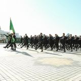 Şanly toýda harby kuwwatymyzyň dabaralanmasy