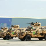 Täze harby tehnikalar harby ýörişde ilkinji gezek