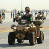 Täze harby tehnikalar harby ýörişde ilkinji gezek