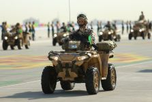 Täze harby tehnikalar harby ýörişde ilkinji gezek