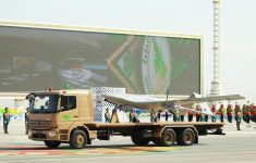 Täze harby tehnikalar harby ýörişde ilkinji gezek