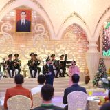 Täze ýylyň şanyna baýramçylyk dabarasy