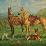 Türkmen bedewiniň baýramyna bagyşlanan sergi