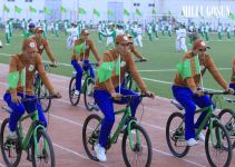 Türkmenistan Bütindünýä welosiped gününi belläp geçýär