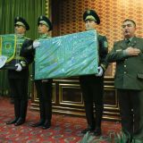 Türkmenistanyň Ýaragly Güýçleriniň göreldeli harby bölümleri sylaglandy