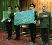 Türkmenistanyň Ýaragly Güýçleriniň göreldeli harby bölümleri sylaglandy