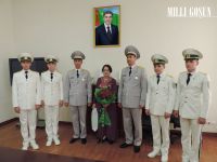 Ýaş watançylar uruş weteranlaryny gutladylar