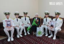 Ýaş watançylar uruş weteranlaryny gutladylar