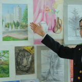 Ýaş watançylaryň mekdep taslamalarynyň ilkinji sergisi