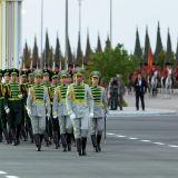 Ýeňiş ýörişinde uruş döwrüni hakydamyzda janlandyran keşpler