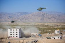 Ýurdumyzda harby okuw-türgenleşigi geçirildi