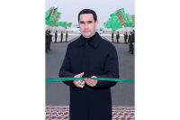 Türkmenistanyň Ýaragly Güýçleriniň harby bölümleriň täze binalar we desgalar toplumy dabaraly açyldy