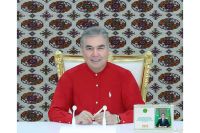 Türkmen halkynyň Milli Lideri Arkadag şäheriniň gurluşygynyň barşy we taýýarlanan taslamalar bilen tanyşdy