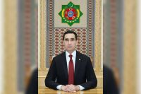 Türkmen halysynyň baýramy mynasybetli haly we haly önümleriniň sergisine hem-de Türkmen halyşynaslarynyň bütindünýä jemgyýetiniň XXVI mejlisine gatnaşyjylara