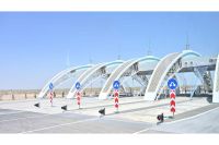 Türkmenistanyň Prezidenti Serdar Berdimuhamedow ýokary tizlikli awtomobil ýolunyň jemleýji tapgyrynyň açylyş dabarasyna gatnaşdy