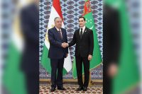 Türkmenistanyň Prezidenti Täjigistan Respublikasynyň Prezidenti bilen duşuşdy