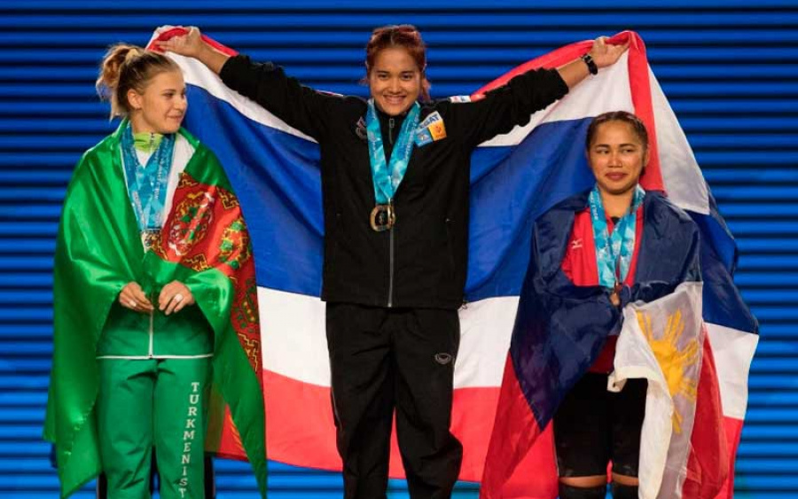 Anahaýmda agyr atletika boýunça dünýä çempionatynda Türkmenistanyň ýygyndy toparynda ilkinji medal