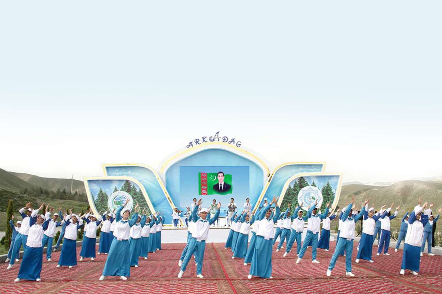 Arkadag şäheri bagy-bossanlyga beslenýär