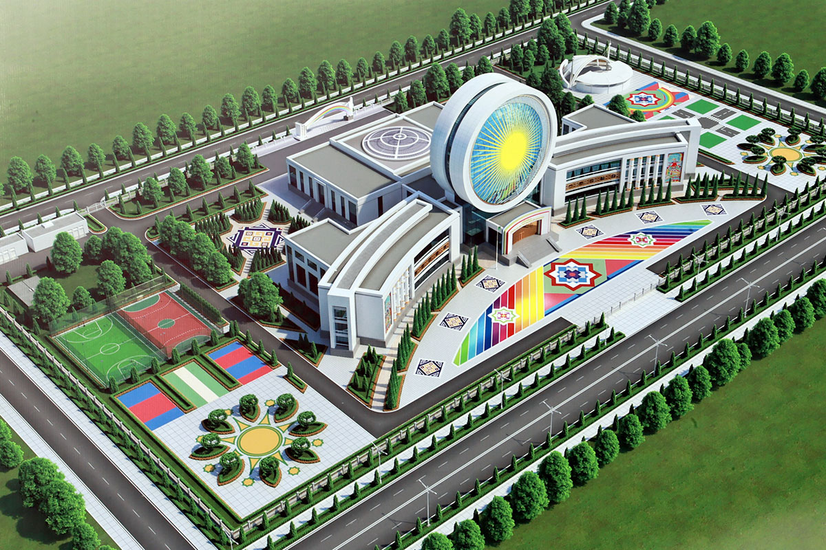 Aşgabatda täze çagalar we ýetginjekler merkeziniň düýbi tutuldy