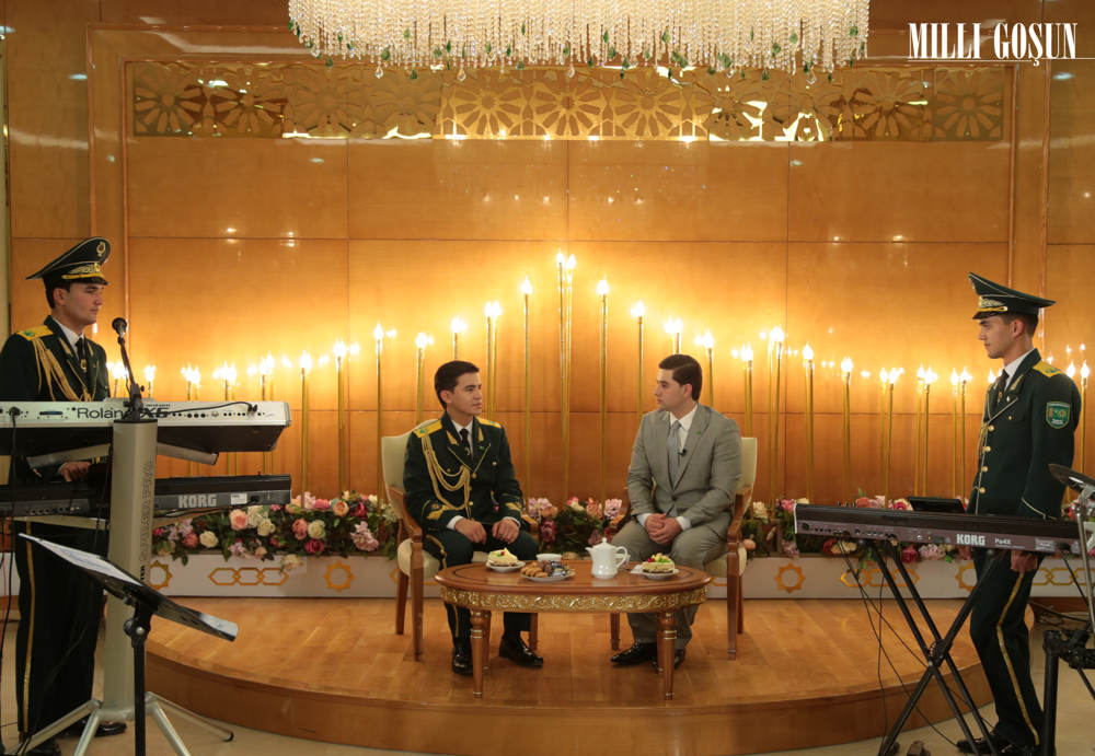 Aýdym-sazly döredijilik duşuşygy geçirildi