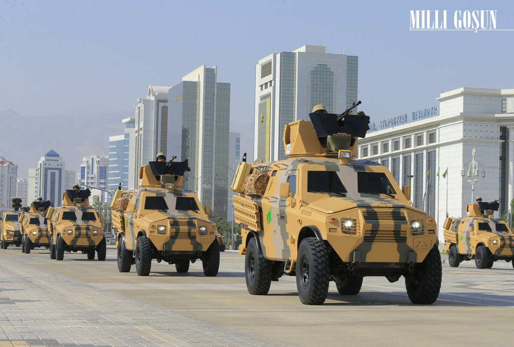 Dabaraly harby ýörişde täze häzirki zaman harby tehnikalary