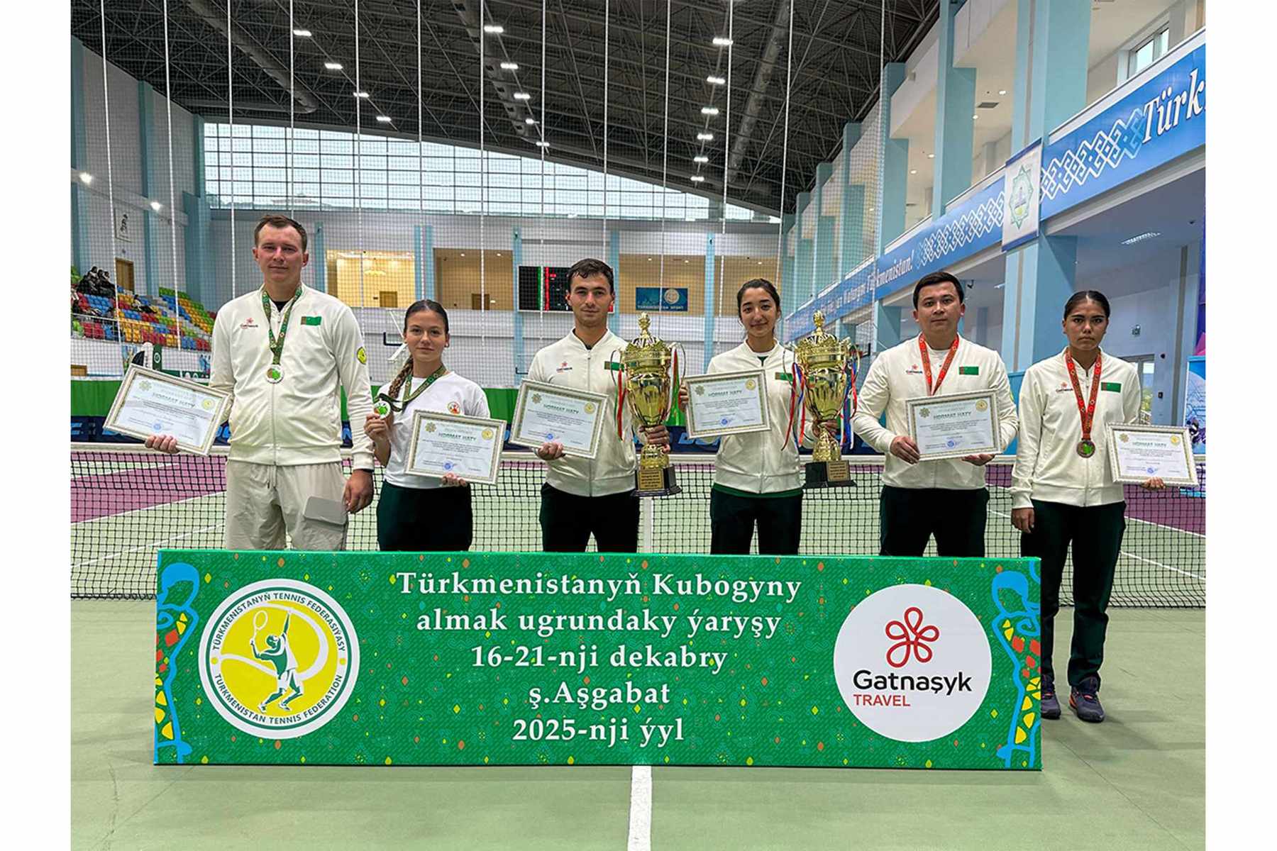 Dewisiň Kubogy ugrundaky zolaklaýyn ýaryşynyň ýeňijileri Türkmenistanyň Kubogy ugrunda bäsleşdiler
